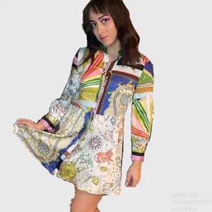 Zara Zodiac Printed Dress